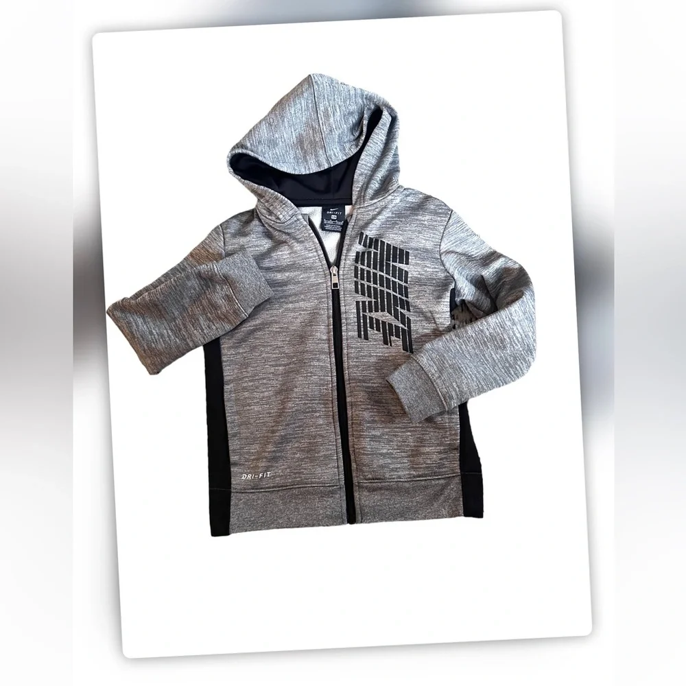 Youth Boy Nike Dri-Fit Zip up Hoodie Size Small‎ 5/6 *